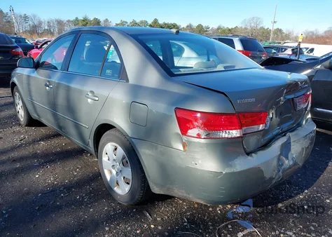 2007 Hyundai Sonata Gls from USA, damaged, VIN 5NPET46C87H286067